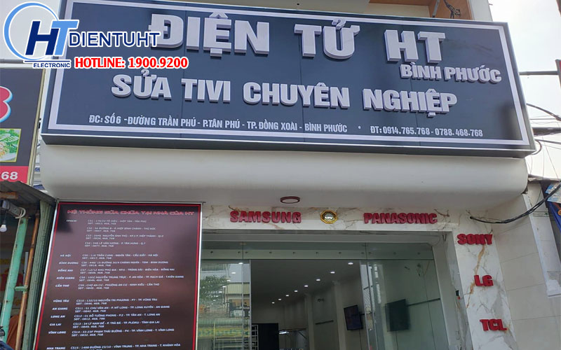 Sửa tivi tại Bình Phước 6 Điện tử - Chi nhánh tại Bình Phước