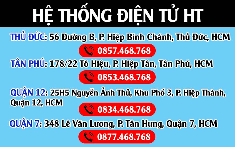 Sửa tivi tại TP. HCM 9 Thông tin liên hệ các chi nhánh sửa tivi tại TP.HCM
