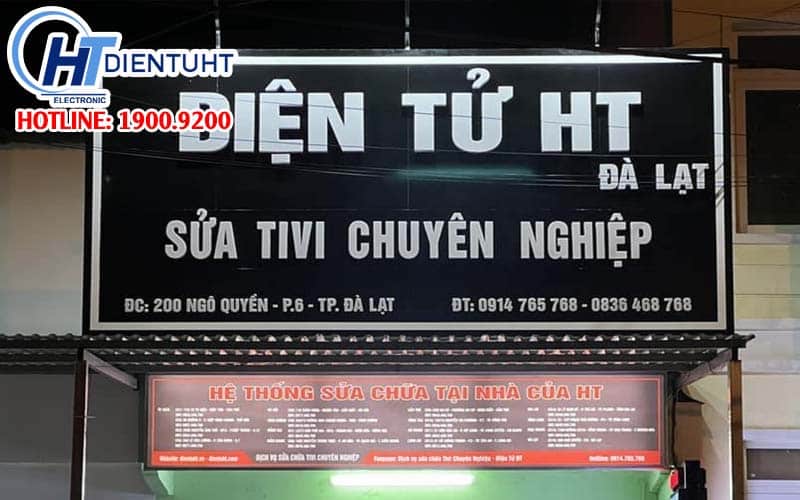 Sửa tivi tại Lâm Đồng - Đà Lạt 11 Dịch vụ sửa tivi tại nhà Đà Lạt - Điện tử HT