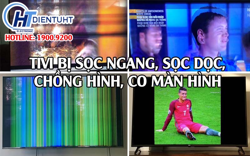 Sửa tivi Asanzo 10 Sửa tivi bị sọc dọc, sọc ngang màn hình, chồng hình, co màn hình