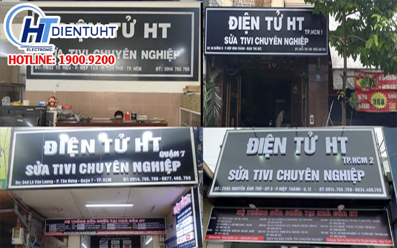Sửa tivi tại TP. HCM 6 Các chi nhánh Điện tử HT Tại TP.HCM