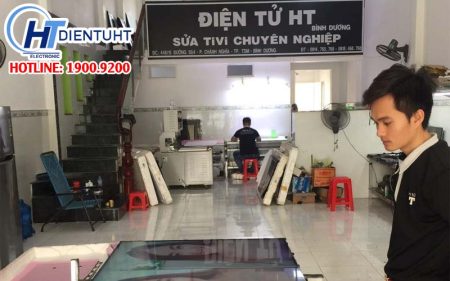 Điện tử HT chuyên sửa chữa tủ lạnh vệ sinh máy giặt tại Thuận An Bình Dương
