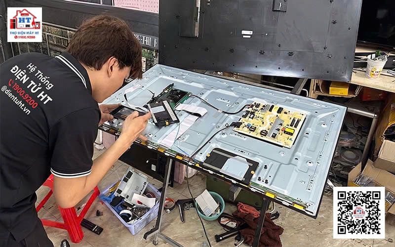 Sửa tivi tại Bình Tân 15 Kỹ thuật kiểm tra sửa chữa tivi Bình Tân