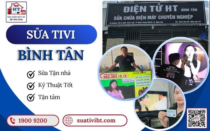 Sửa tivi tại nhà Bình Tân