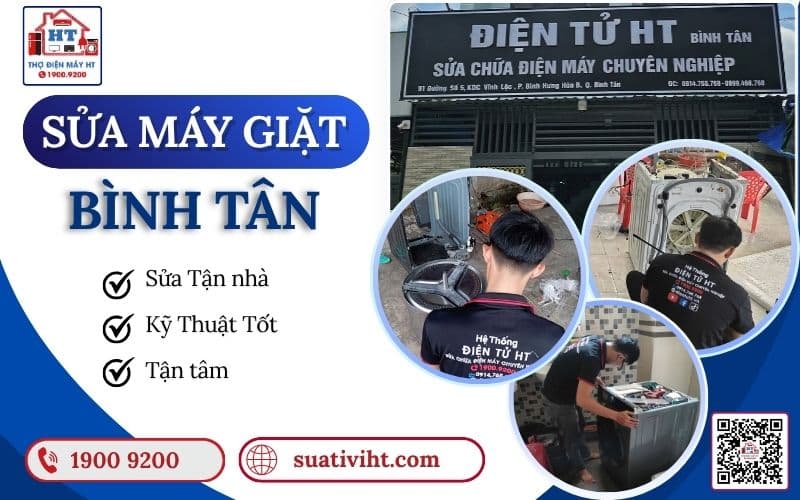 Sửa máy giặt tại Bình Tân 6 Sửa máy giặt Bình Tân uy tín, nhanh chóng tại nhà