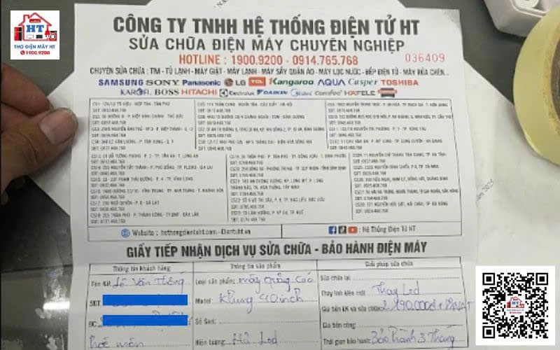 Sửa Máy Lạnh Tại Nhà Bình Tân | Kỹ Thuật HT Kiểm Tra Lỗi 17 Chính sách bảo hành dài hạ từ 06 - 12 tháng