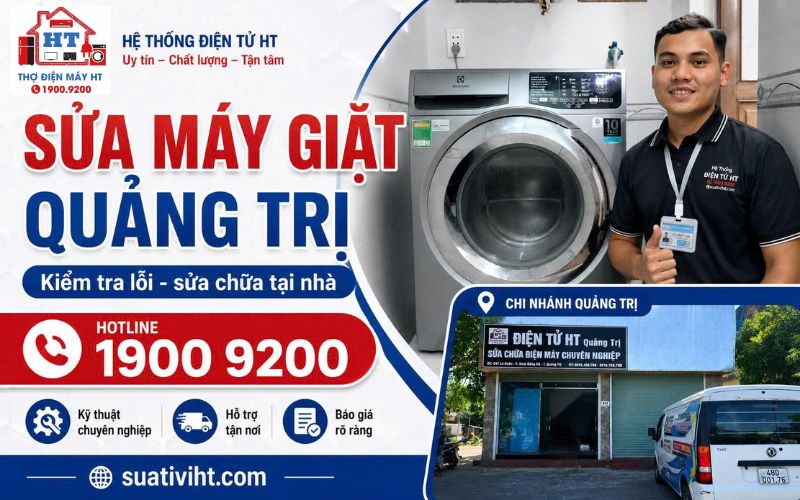 Sửa Máy Giặt Quảng Trị 4 Dịch vụ sửa máy giặt Quảng Trị tại nhà - Hệ Thống Điện Tử HT.