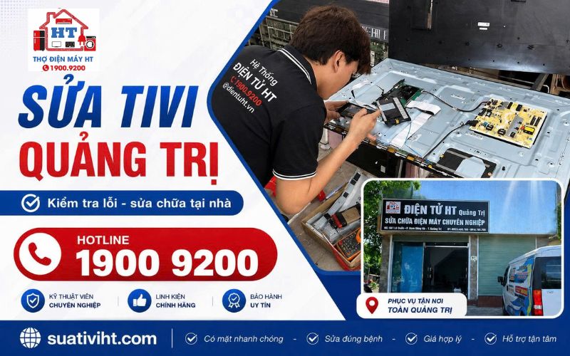 Sửa Tivi Quảng Trị 8 Dịch vụ sửa Tivi Quảng Trị tại nhà - Hệ Thống Điện Tử HT.