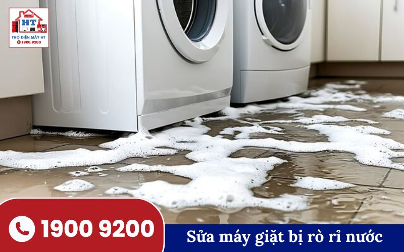 Sửa Máy Giặt Nghệ An 6 Sửa máy giặt bị rò rì, chảy nước ra sàn tại nhà Nghệ An.