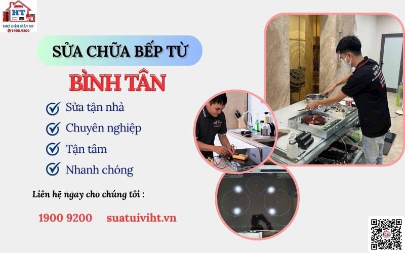 Sửa Bếp Từ Tại Nhà Bình Tân | Kỹ Thuật HT Kiểm Tra Lỗi Tận Nơi 8 Sửa bếp từ tại nhà Bình Tân - Hệ Thống Điện Tử HT