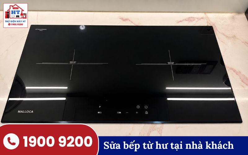 Kiểm tra bo mạch bếp từ sau sửa lỗi không nhận nồi tại Nghệ An
