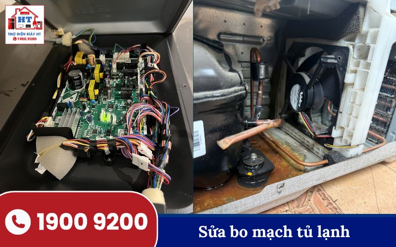 Kiểm tra và sửa chữa bo mạch tủ lạnh tại Nghệ An, khắc phục lỗi không lạnh hoặc hoạt động sai