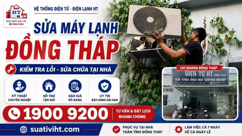 Sửa Máy Lạnh Đồng Tháp 5 Dịch vụ sửa máy lạnh tại nhà Đồng Tháp.