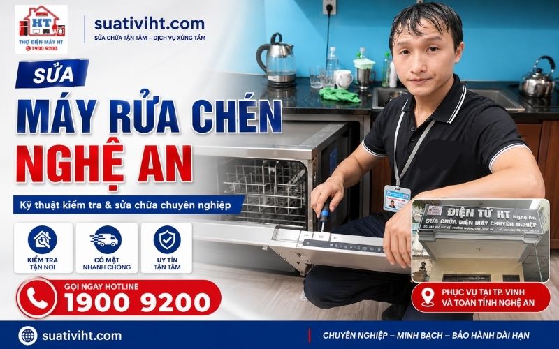 Sửa Máy Rửa Chén Nghệ An 2 Sửa máy rửa chén Nghệ An