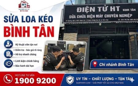 Sửa chữa loa kéo tại nhà Bình Tân