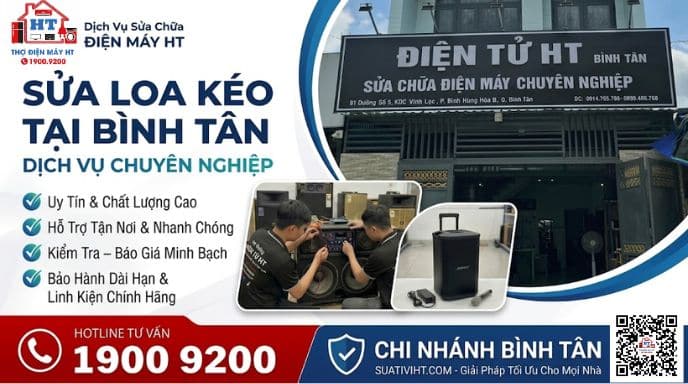 Sửa Loa Kéo Tại Nhà Bình Tân | Kiểm Tra Tận Nơi, Báo Giá Trước 11 Sửa chữa loa kéo tại nhà Bình Tân