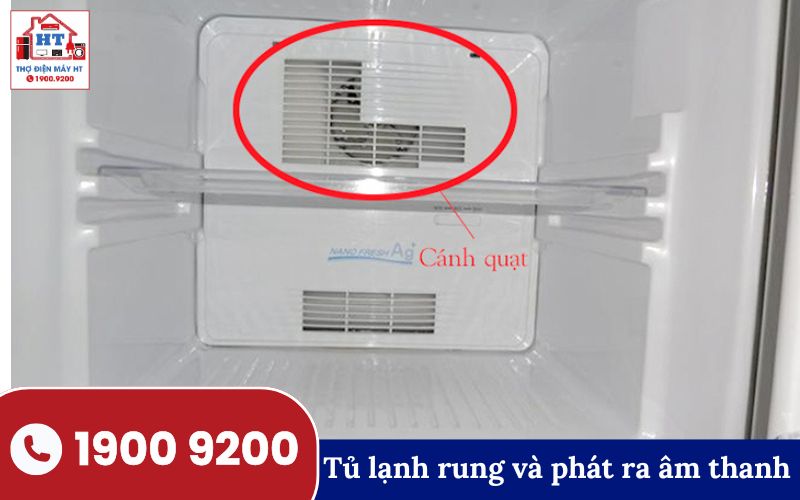 Dấu hiệu lỗi tủ lạnh thường gặp tại Quảng Trị Tủ lạnh rung lắc và phát ra tiếng ồn bất thường, dấu hiệu cần sửa tủ lạnh tại Quảng Trị