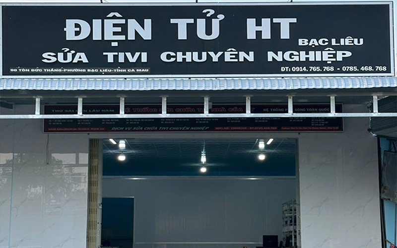 Ảnh trạm/khu vực hỗ trợ - Điện Tử HT Trạm Điện Tử HT hỗ trợ dịch vụ tại Bạc Liêu