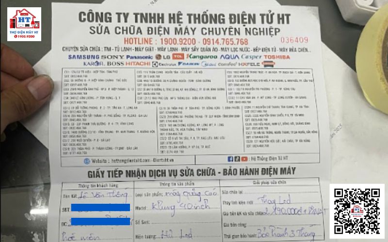 Ảnh hợp tác bảo hành ủy quyền - Điện Tử HT Hình ảnh hợp tác bảo hành ủy quyền của Điện Tử HT