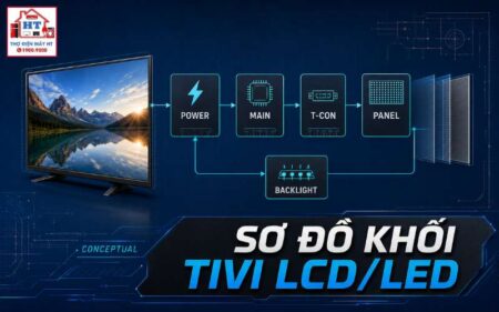 Cấu tạo Tivi LCD/LED: Hiểu luồng nguồn và tín hiệu hình