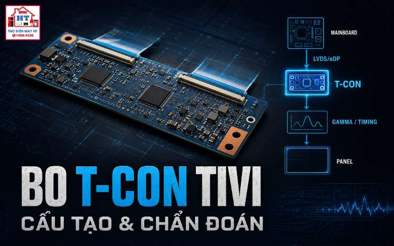 Bo T-Con Tivi: Đo gì để tách lỗi T-Con và panel? 1 Bo T-Con Tivi: Đo gì để tách lỗi T-Con và panel?