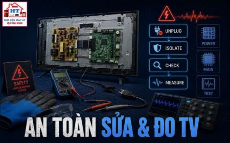 An toàn khi sửa Tivi: Mass nóng, mass lạnh và lúc phải dừng