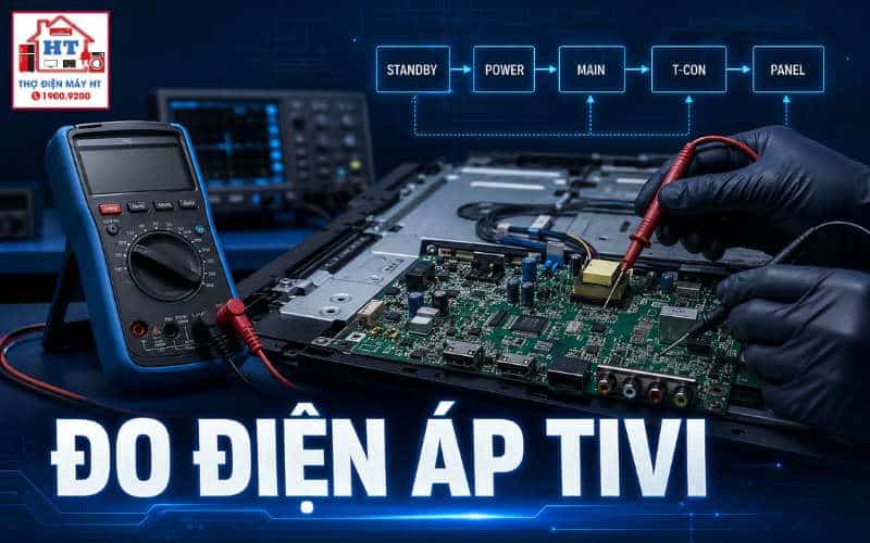 Đo điện áp Tivi: Chọn mass, test point và điều kiện đo 1 Đo điện áp Tivi: Chọn mass, test point và điều kiện đo