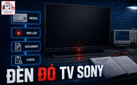 Tivi Sony nháy đèn đỏ: Đếm mã lỗi thế nào cho đúng model?