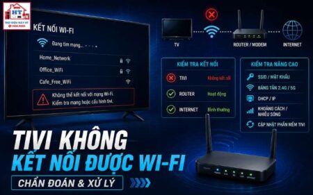 Tivi không kết nối được Wi-Fi: Khi nào nên nghi phần cứng?