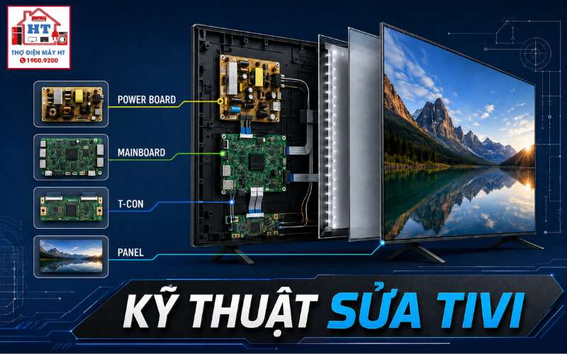 Kỹ thuật sửa Tivi: Từ triệu chứng đến phép đo và kết luận