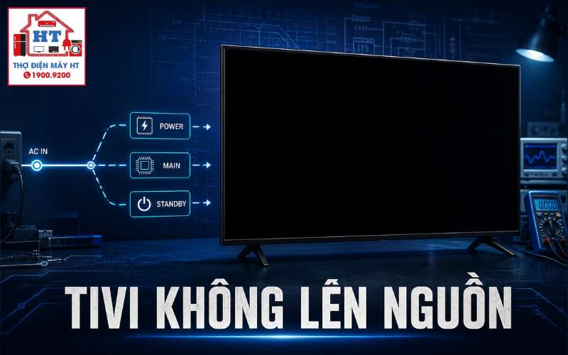 Tivi không lên nguồn: Đo từ standby đến PS_ON thế nào? 1 Tivi không lên nguồn: Đo từ standby đến PS_ON thế nào?