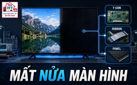 Tivi mất nửa màn hình: T-Con, panel hay đèn nền?
