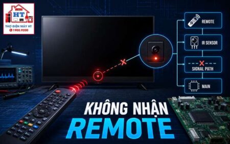 Tivi không nhận remote: Mắt IR, bo phím hay mainboard?
