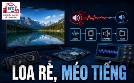 Tivi loa rè, tiếng nhỏ: Loa, mạch âm thanh hay main?