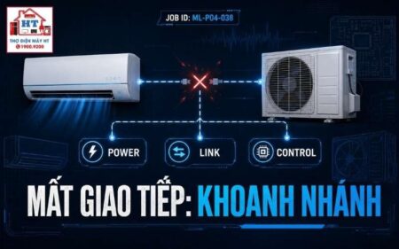 Lỗi giao tiếp dàn lạnh–dàn nóng: kiểm dây, nguồn hay tín hiệu?