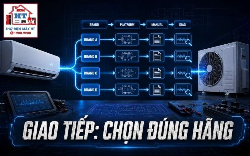 Lỗi giao tiếp máy lạnh theo hãng/platform: khác nhau ở đâu? 1 Lỗi giao tiếp máy lạnh theo hãng/platform: khác nhau ở đâu?