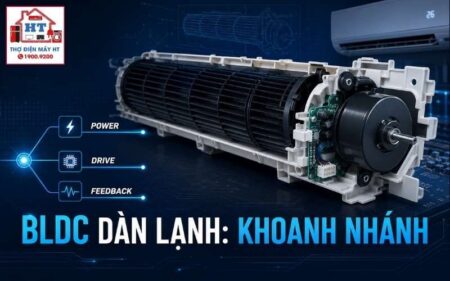 Quạt BLDC dàn lạnh: chẩn đoán nguồn, drive và Hall/FG