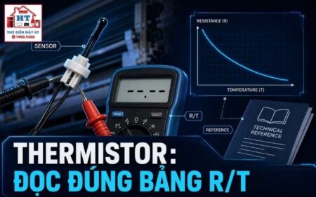 Thermistor máy lạnh: cách đọc bảng R/T để chẩn đoán