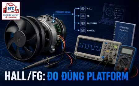 Đo Hall/FG quạt BLDC: đọc pinout và xung theo platform