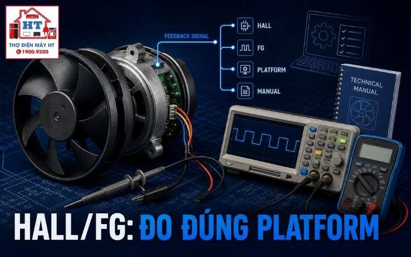Đo Hall/FG quạt BLDC: đọc pinout và xung theo platform 1 Đo Hall/FG quạt BLDC: đọc pinout và xung theo platform