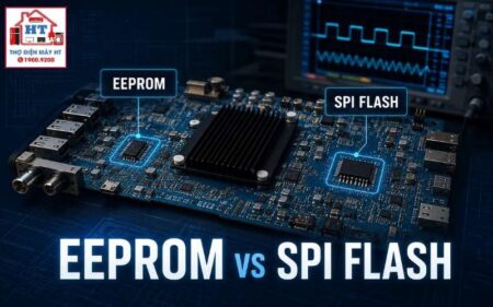 EEPROM và SPI Flash trên Mainboard Tivi: Khác eMMC/NAND ở đâu?