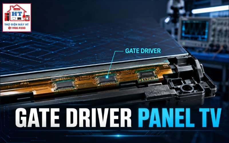 Gate Driver trên Panel Tivi là gì? Liên quan thế nào đến sọc, mất nửa hình?