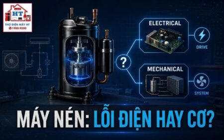 Kiểm tra máy nén máy lạnh: phân biệt lỗi điện và cơ