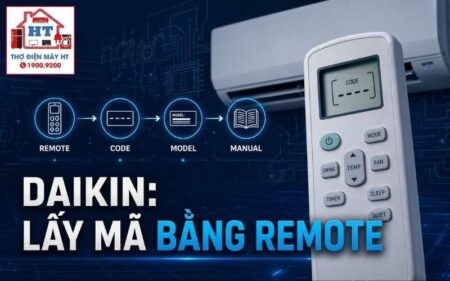 Cách lấy mã lỗi Daikin bằng remote: đọc mã đúng model