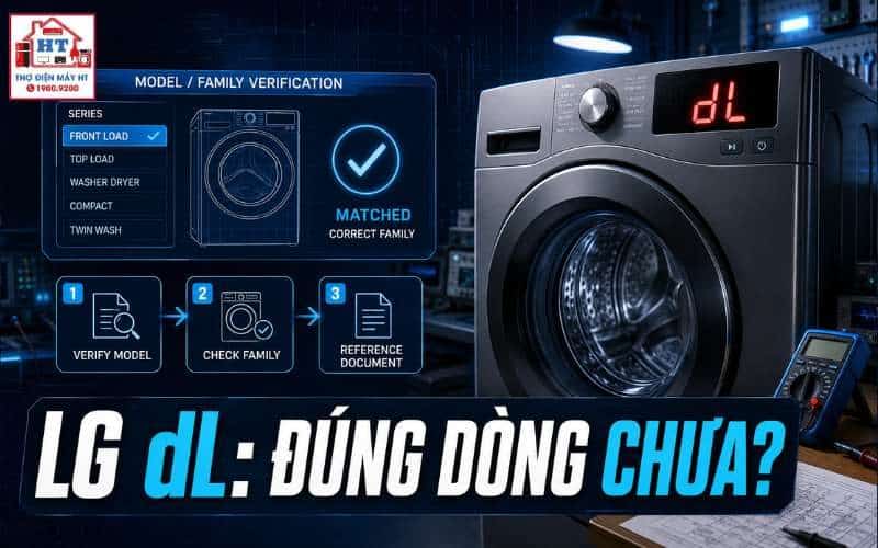 Lỗi dL máy giặt LG cửa trên: chẩn đoán khóa nắp theo model 1 Lỗi dL máy giặt LG cửa trên: chẩn đoán khóa nắp theo model
