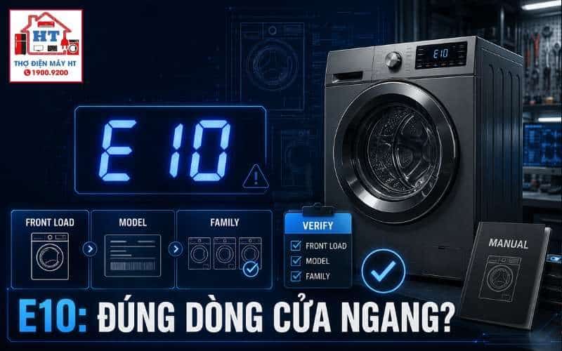 Lỗi E10 máy giặt Toshiba cửa ngang: chẩn đoán đúng dòng máy 1 Lỗi E10 máy giặt Toshiba cửa ngang: chẩn đoán đúng dòng máy