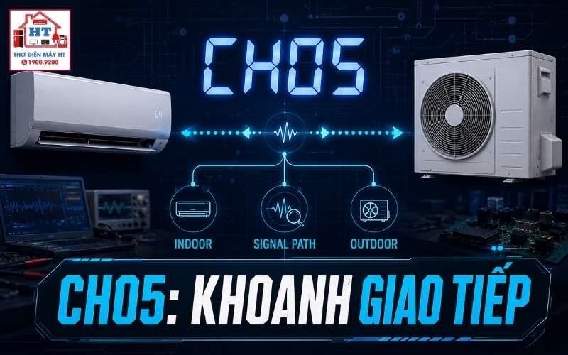 Lỗi CH05 LG: chẩn đoán giao tiếp theo model/series