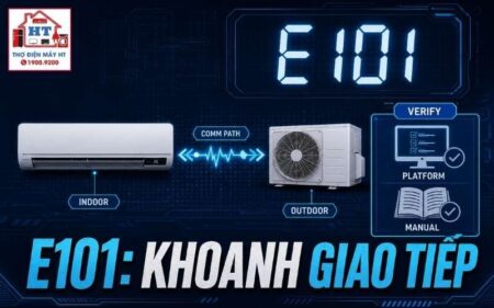 Lỗi E101 Samsung: chẩn đoán giao tiếp theo model/platform