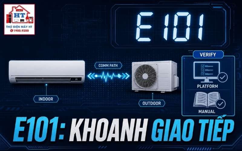 Lỗi E101 Samsung: chẩn đoán giao tiếp theo model/platform