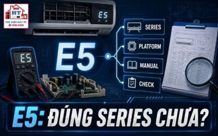Lỗi E5 Gree: xác định đúng ý nghĩa theo series/platform